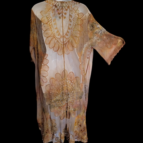 Ice Dyed Boho Kimono Cardigan - Picture 2 of 2